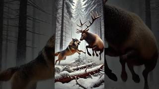 Elk vs Animals (Cougar, Bear, Wolf, Moose) #animals  #animalfacts