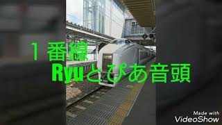 佐貫駅発車メロディー「Ryuとぴあ音頭、カエルの合唱、白鳥の湖」