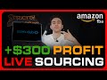 $300 Profit Goal Live Sourcing Online Arbitrage | Amazon FBA 2023