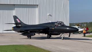 ITPS Hawker Hunter T7 taxis for a flight