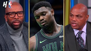 Chuck & Kenny Smith calling out Zion Williamson 👀