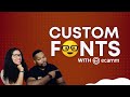 Installing  & Using Fonts in Ecamm | BuildingBlocks with ana and Fuljens