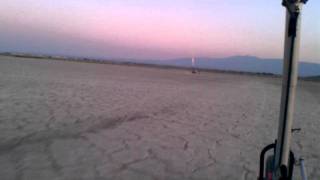 Landsailing on El Mirage Dry Lake bed  7-15