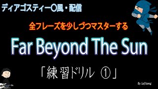 【EX-1】Far Beyond The Sun / Yngwie Malmsteen 【練習ドリル】【ギターニンジャ 22】反復練習動画