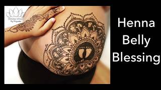 Henna belly blessing