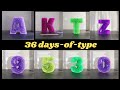 A to Z Alphabet and 0 to 9 Number