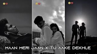 Maan Meri Jaan x Tu Aake Dekhle -Lofi Remix Aesthetic Status✨whatsapp  status || King ||.