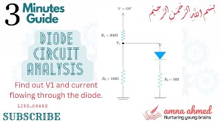 Diode Circuit Analysis | Diode Circuit Solved Problems #DiodeCircuitNumericals