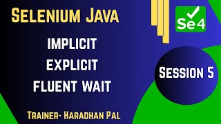 Implicit, Explicit and Fluent Wait: Selenium with Java – S#5 #coding #selenium #java #programming