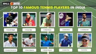 Top 10 Famous Tennis Players in India | Indian Tennis Players | BallBits