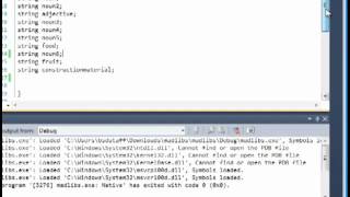 Visual C++ 2010 Express - Debugging