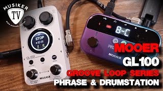 MOOER GL100 Groove Loop Series Phrase \u0026 Drum Station - Demo