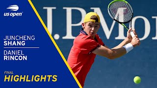 Boys' Singles Final | Juncheng Shang vs Daniel Rincon Highlights | 2021 US Open