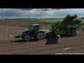 pootgoed rooien deutz fahr avr harvesting potatoes