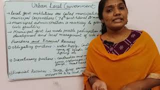 Local Govt: Urban and Rural  Chapter 16