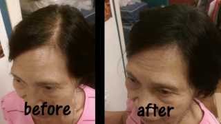 Toppik Hair Building Fibers Before and After DEMO on Female