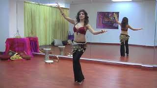 StepFlix Belly Dance, Level 1, basic step 7 - Hip Drop with Kick