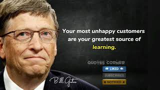 "Bill Gates motivational quotes in english"