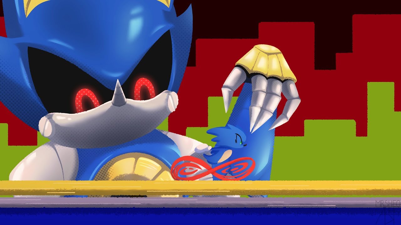 Metal Sonic Vs Sonic Youtube