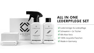 CREVIVE - Lederpflege Set für Sofa