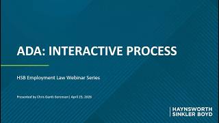 04.23.2026 ADA Essentials: What Employers Need to Know