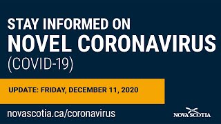 Update COVID-19 for Nova Scotians: Friday, December 11