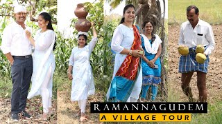 A Village Tour To  RAMANNAGUDEM - VLOG