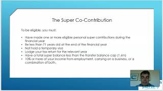 The Super Co-Contribution