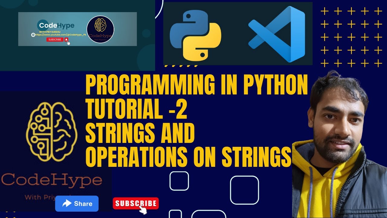 Let S Learn Programming In Python Tutorial 2 Operations On Strings