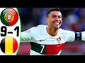 Portugal vs Belgium 9-1 - RONALDO & QUARESMA - All Goals and Highlights