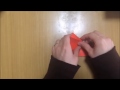 【折り紙】はばたくハトの簡単な折り方動画　how to make origami