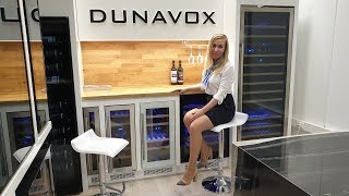 Выставочный зал Dunavox в Москве. Шоу-рум винных шкафов Dunavox.