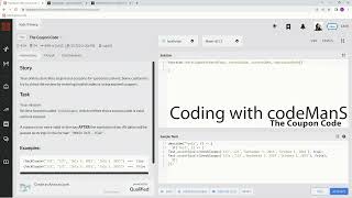 Codewars 7 kyu The Coupon Code Javascript