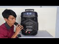 Review Speaker Bluetooth JDL QV 12 inch 280W 2 Mic Wireless Harga Murah Suaranya Edaan