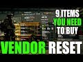 9 ITEMS YOU SHOULD BUY FROM THIS WEEKS VENDOR RESET 7/6/2018 IN THE DIVISION