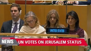 128 countries at UN condemn Trump's Jerusalem decision