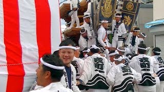 ウサギヤ〜本部前_春木だんじり祭_本宮　2017.09.17