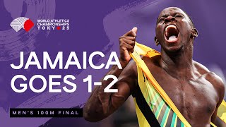 Seville beats Thompson for 100m gold with 9.77 | World Athletics Championships Tokyo 25