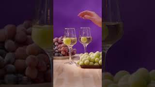 Frozen Grapes in Wine