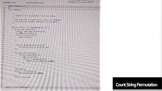 Count String Permutation HackerRank Code in Java.