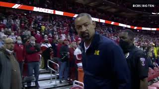 Juwan Howard Punches Wisconsin Coach at the End of Regulation