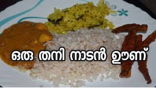 ഒരു തനി നാടൻ ഊണ് കാണാം Cooking Vlog Malayalam|Pennazhaku