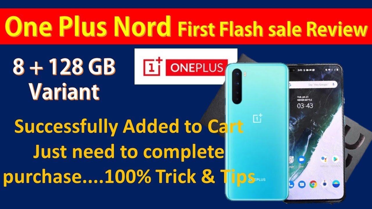 OnePlus Nord Flash Sale Review |Purchase Completed | 6th August ...