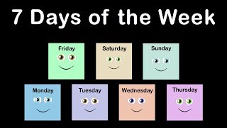 Days of the Week Song /7 Days of the Week Song