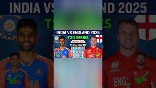 India vs England T 20 series 2025 | Indian Team against England T20