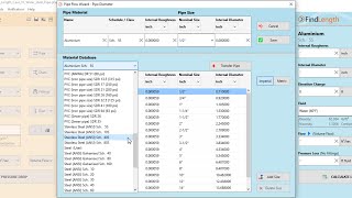 Pipe Flow Wizard Software - Find Length - Water