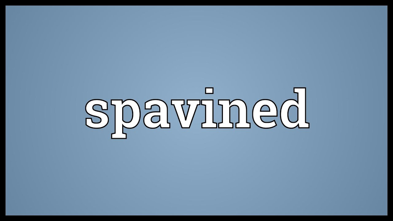 Spavined Meaning Youtube