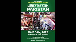 Mera Brand Pakistan 2025 | Empowering Local Brands | Karachi Expo Center