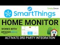 Control SmartThings Home Monitor with Alexa & Others