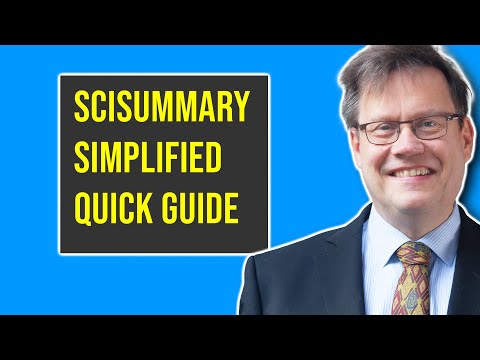 SciSummary Simplified: A quick guide to summarizing academic articles